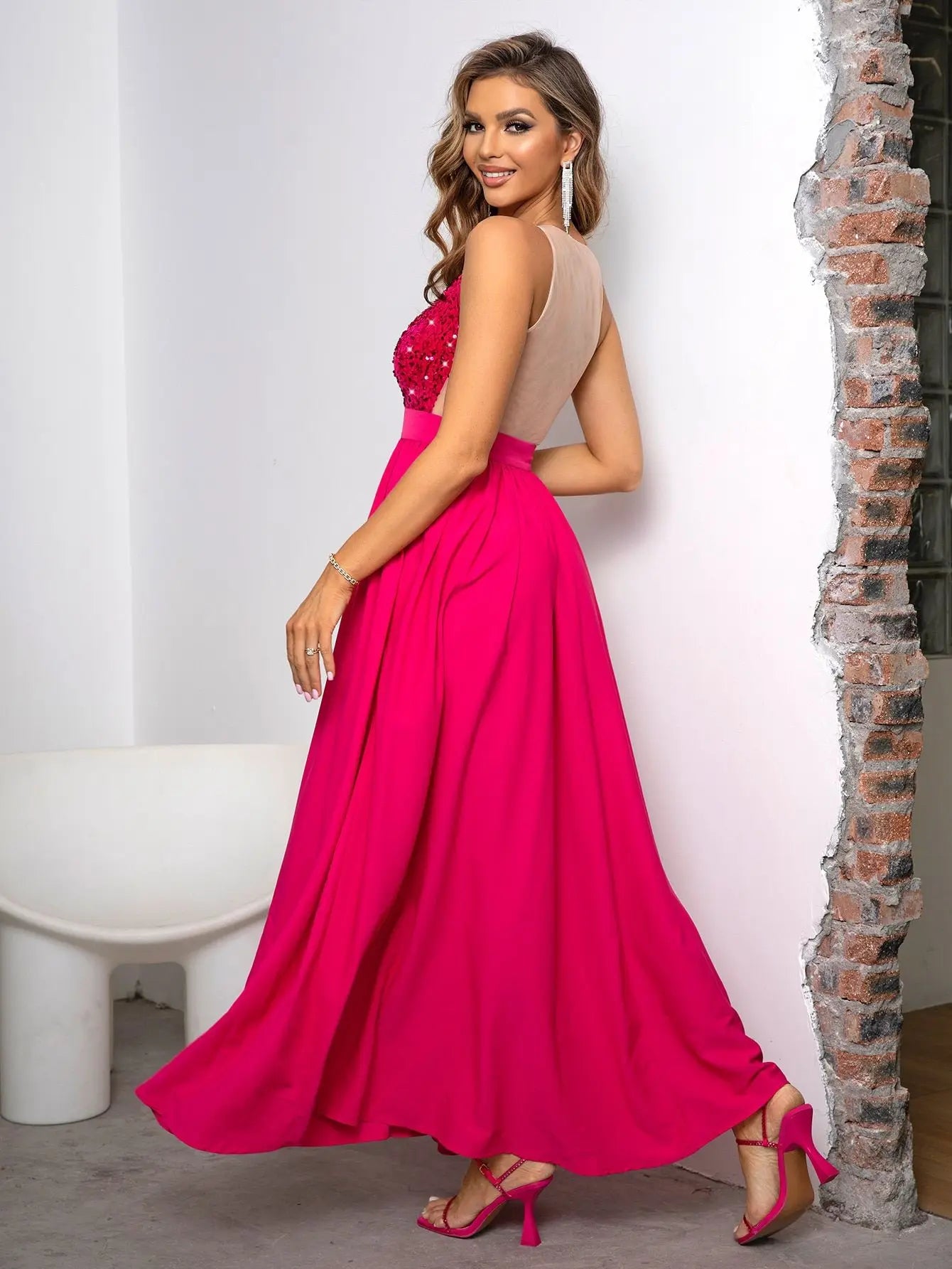 Antonella Rose Red Maxi Dress