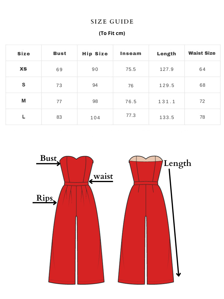 Emilia Asymmetrical Red Jumpsuit